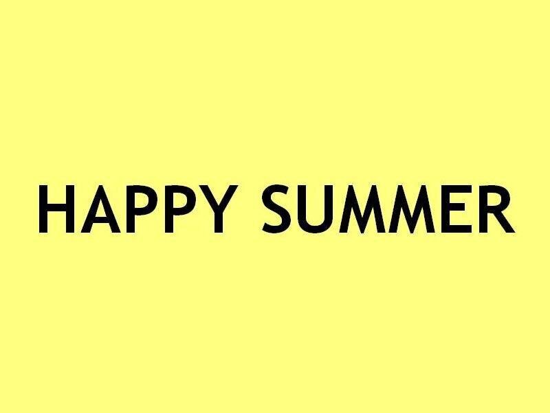 Text on Yellow Background — Neutral, Summer