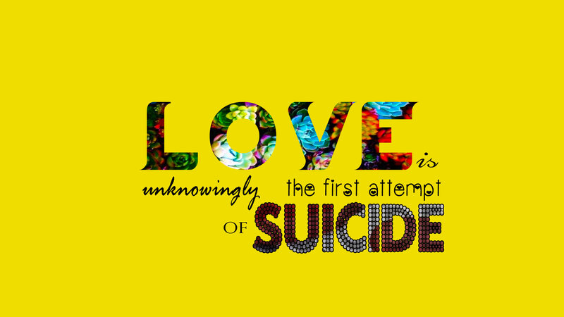 Text on Yellow Background — Thoughtful, Digital Art