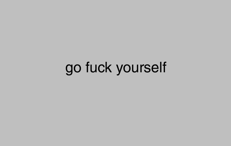 text-only image with offensive phrase