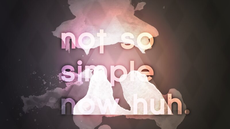 text over abstract background
