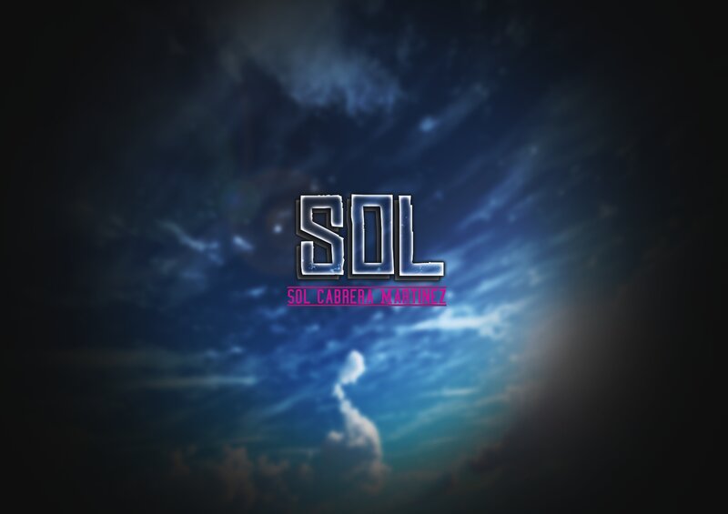 Text over Cloudy Sky — Blue, Dramatic, Night
