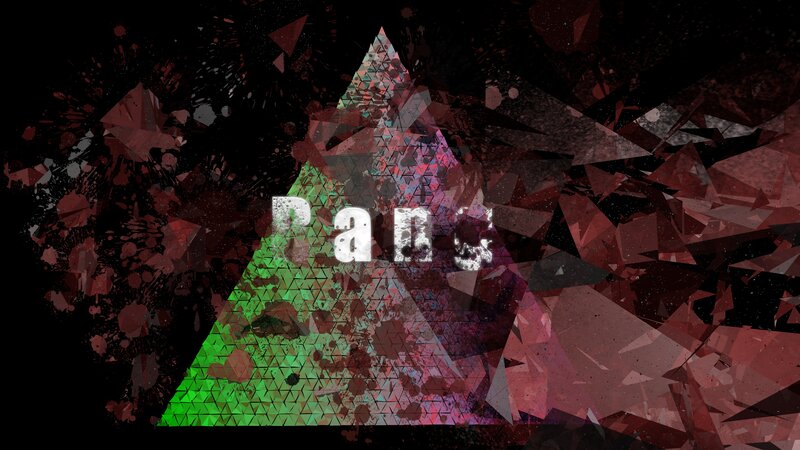 Text over Geometric Triangle