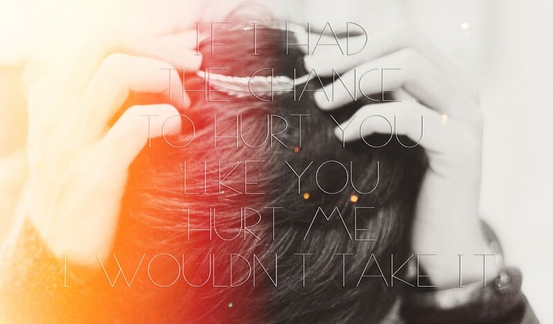 text over hair photo