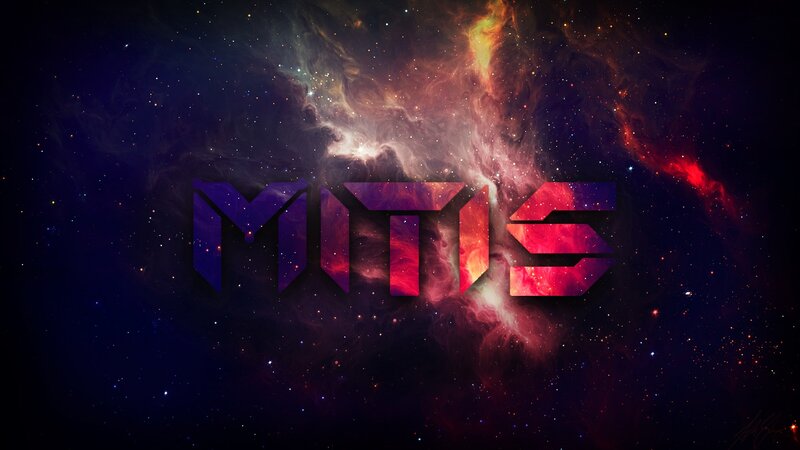 Text over Nebula — Purple, Cosmic