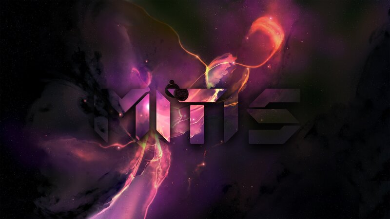 Text over Nebula — Purple, Dramatic