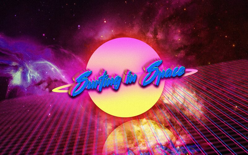 Text over Planet