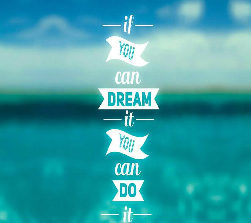 Text over Water Background