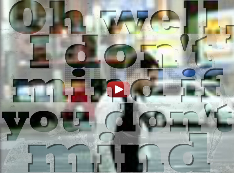 Text Overlay on Blurred Background
