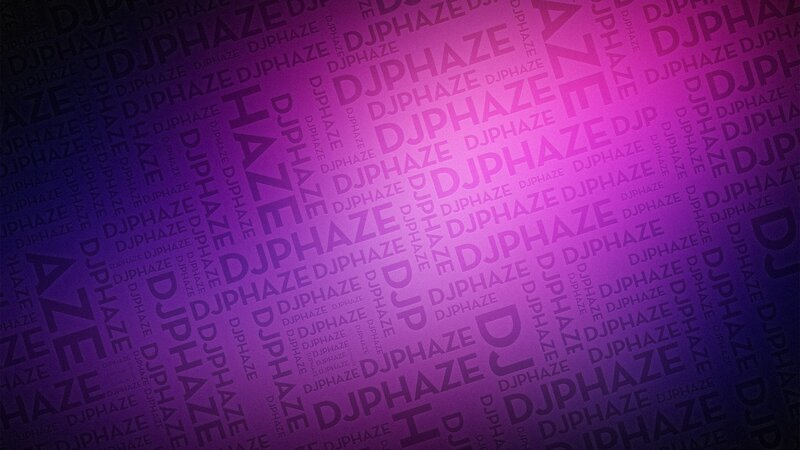 Text Pattern Background — Purple