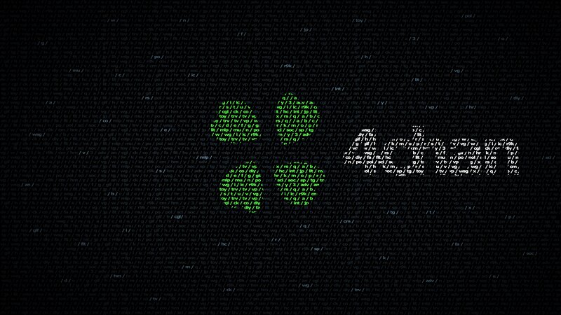 Text Pattern on Dark Background — Black, Neutral, Abstract, Repeating Text