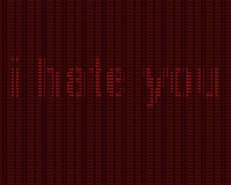 Text Pattern on Dark Background — Red