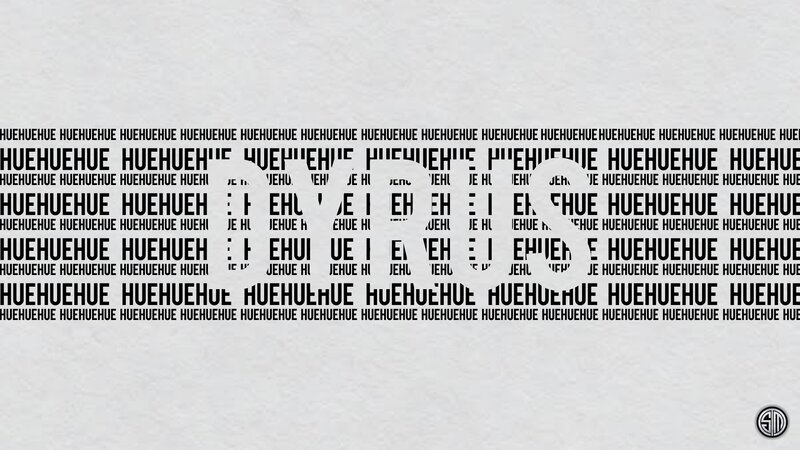 Text Pattern on White Background