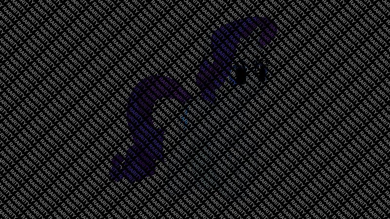 text pattern with silhouette