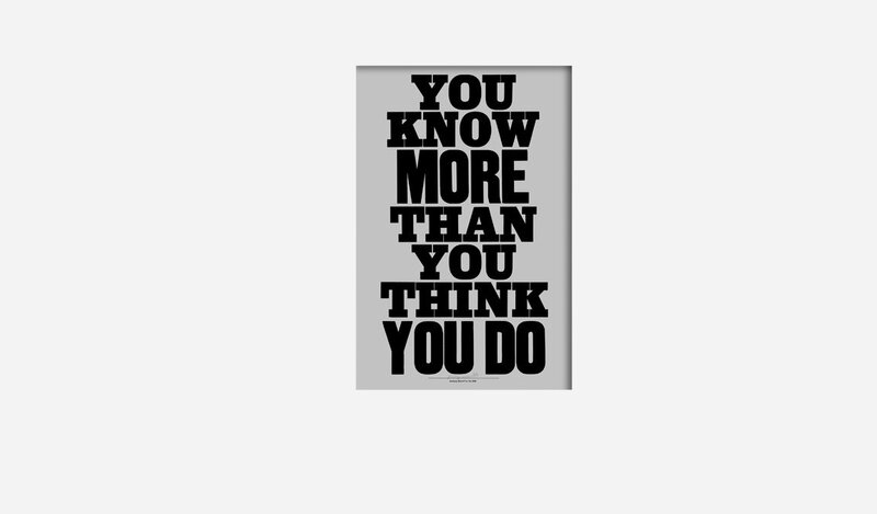 Text Poster on Wall