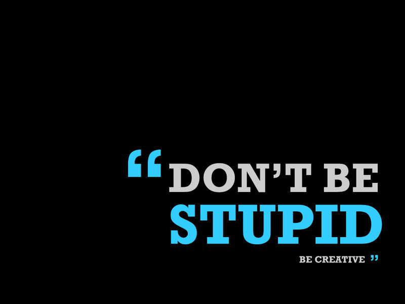 Text Quote on Black Background — Bold