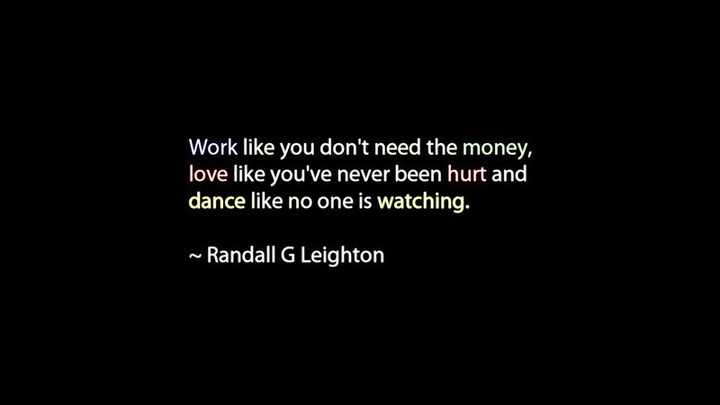 Text Quote on Black Background — Inspirational, Minimalist, Black Background