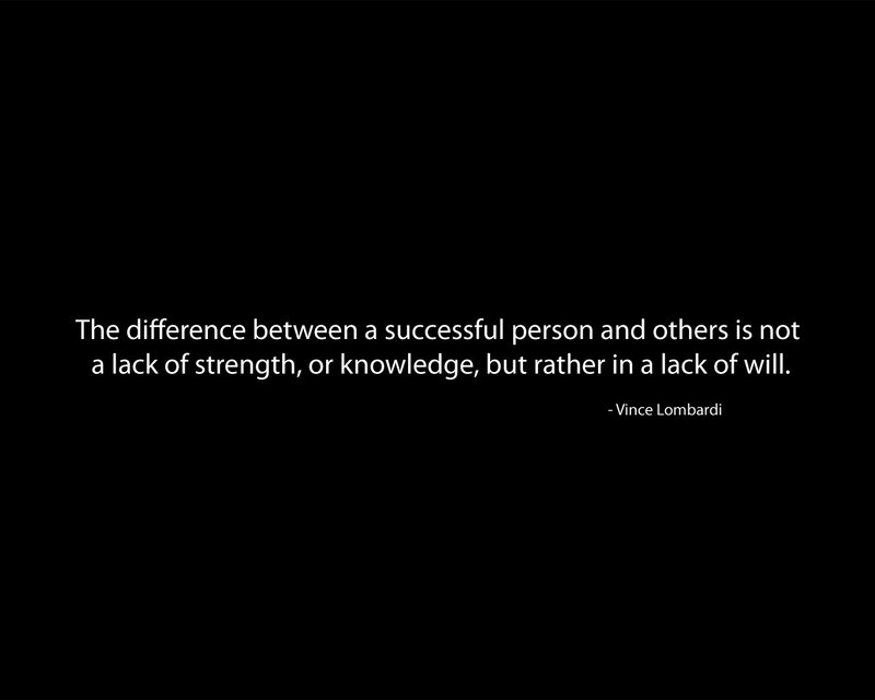 Text Quote on Black Background — Serious, Minimalist, Name
