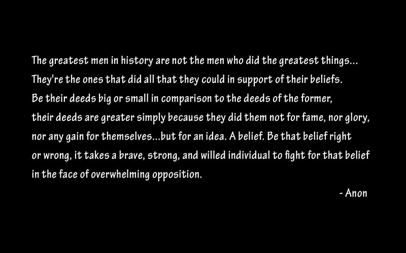 Text Quote on Black Background — Serious, Minimalist, White Text