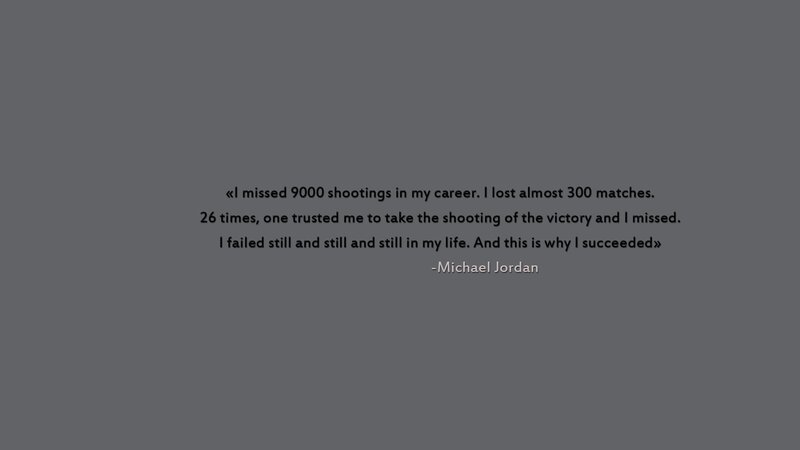 Text Quote on Gray Background — Reflective