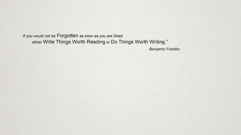 Text Quote on Paper