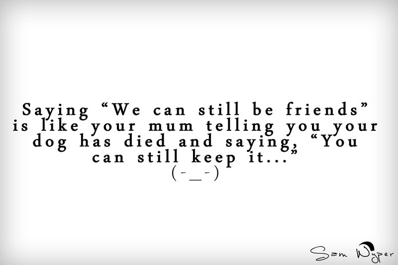 Text Quote on White Background — Somber