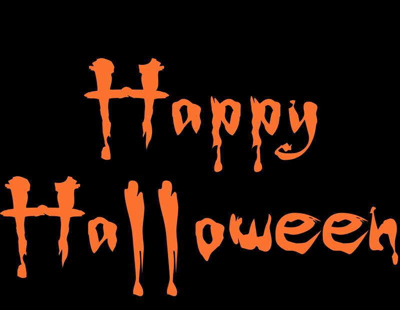 Text Reading Happy Halloween