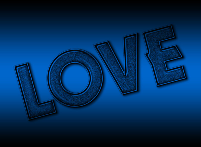 Text Reading LOVE