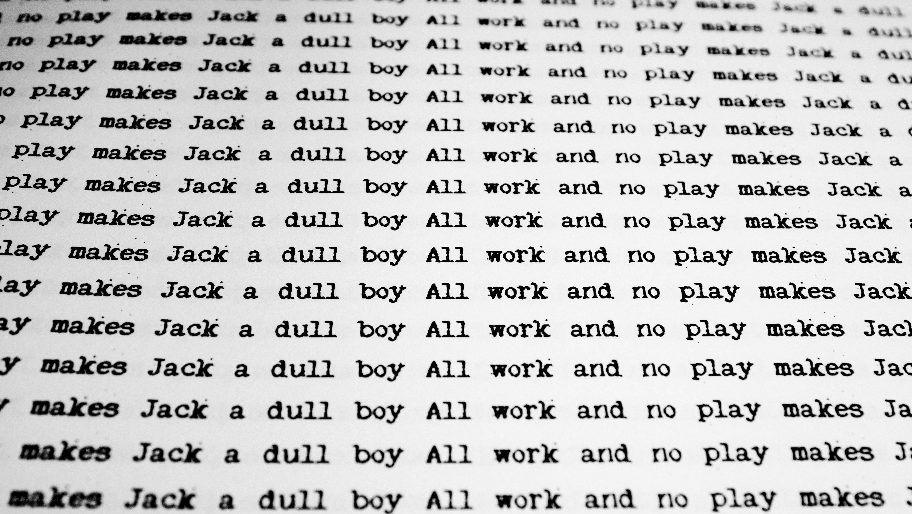 text repeating pattern