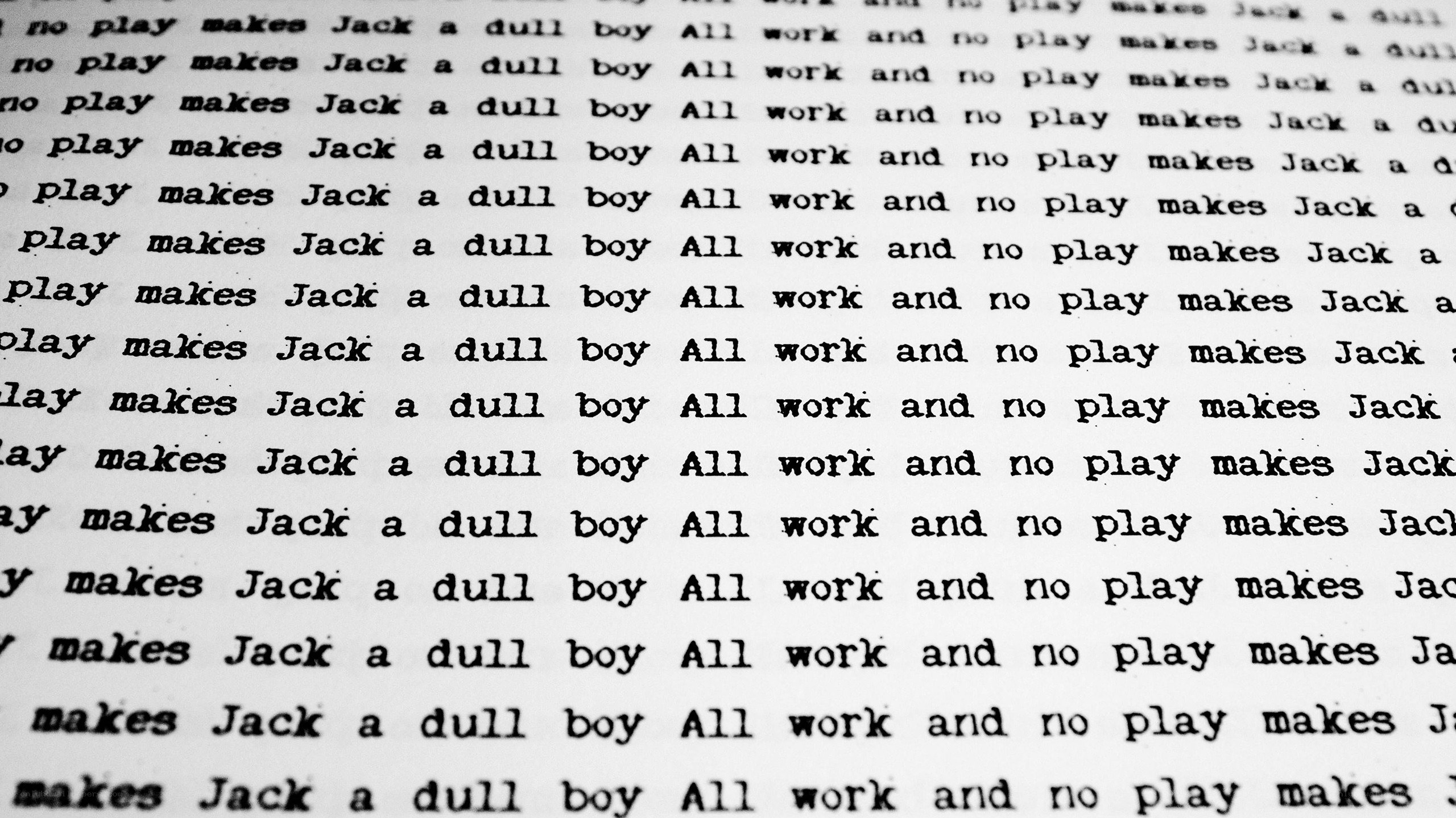 text repeating pattern