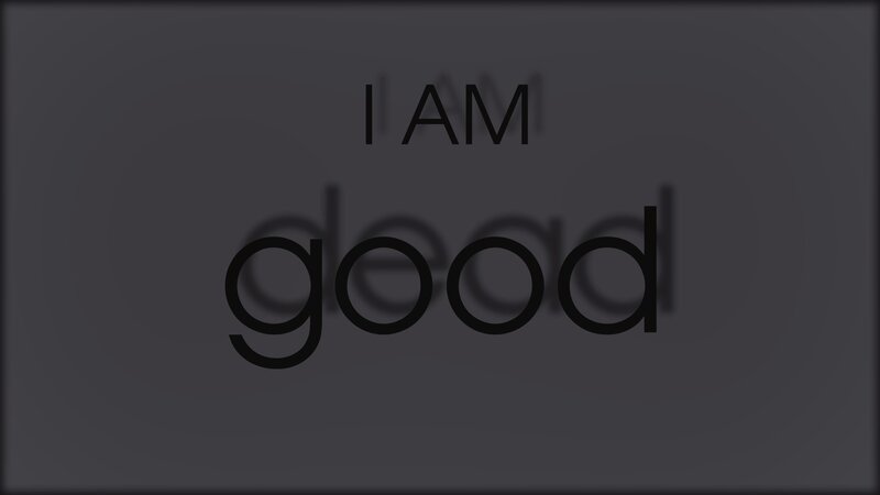 text saying I am good