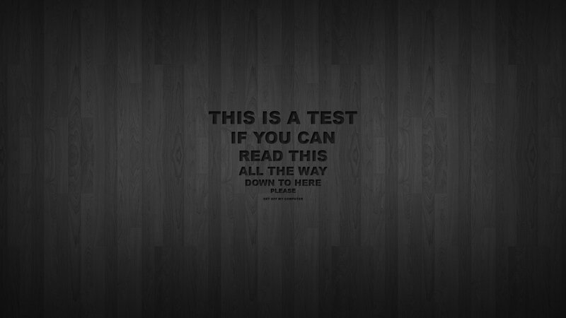 text test on wood background