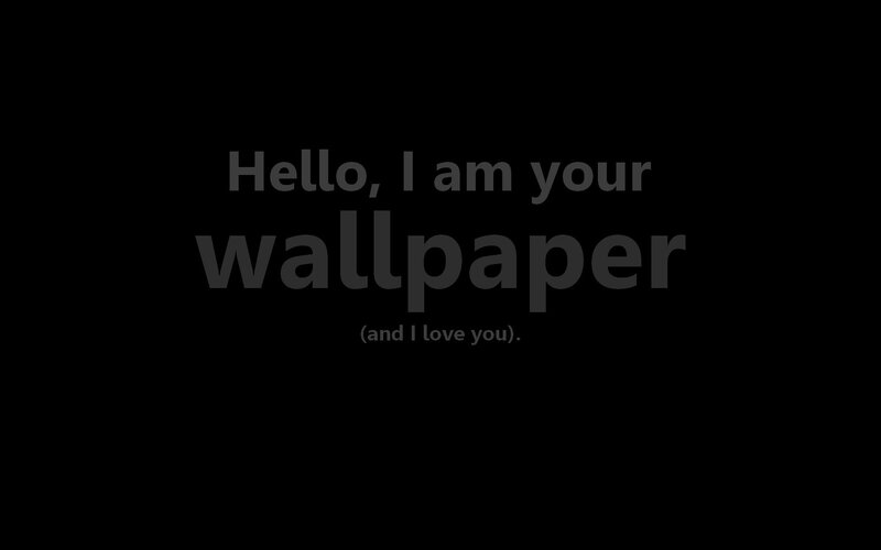 text wallpaper message