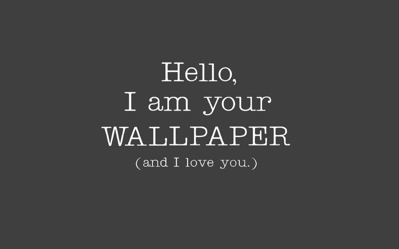 text wallpaper message