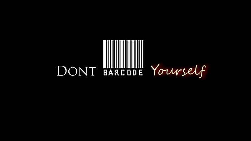 Text with Barcode