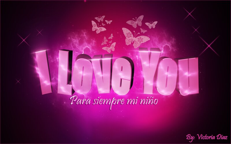 Text with Butterflies — Pink