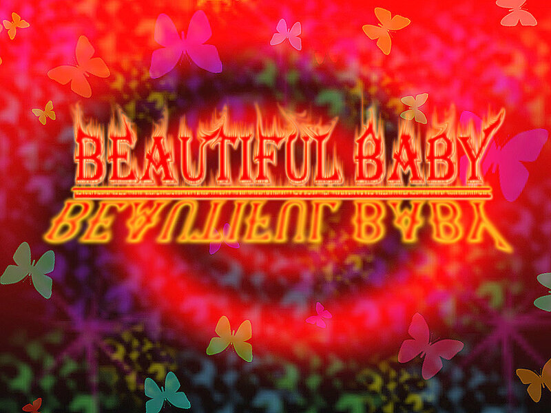 Text with Butterflies