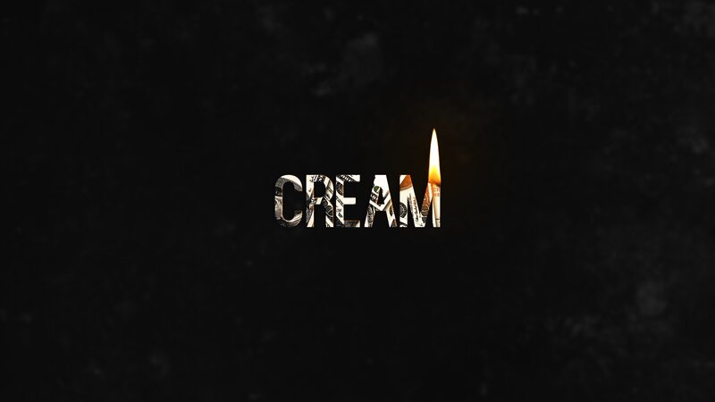 Text with Candle Flame