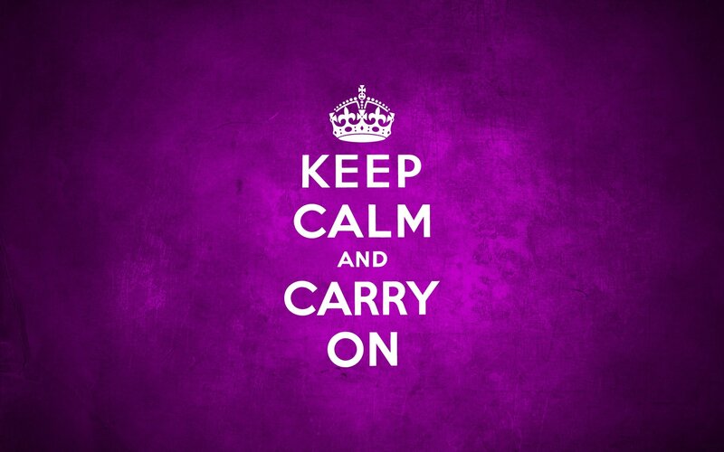 Text with Crown Icon — Purple