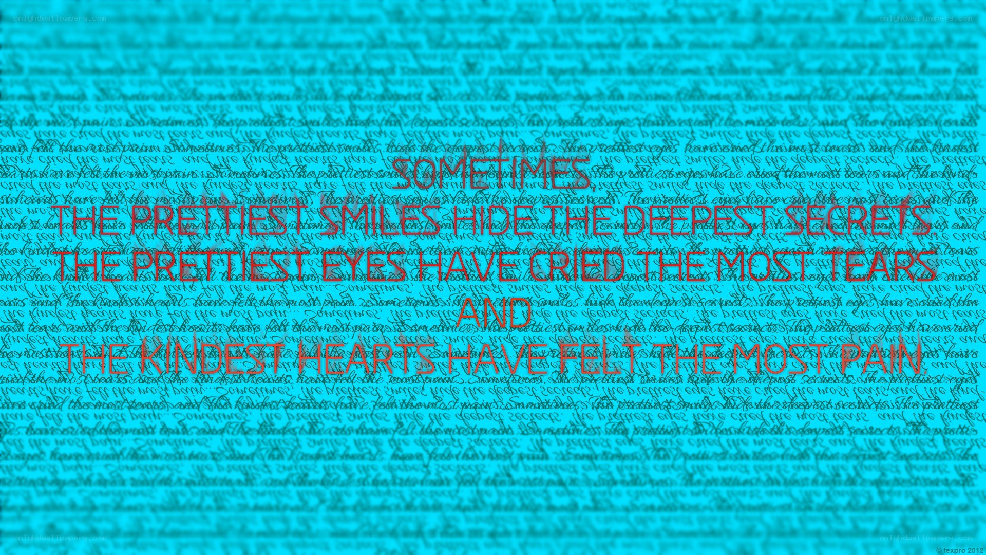 text with emotional quote