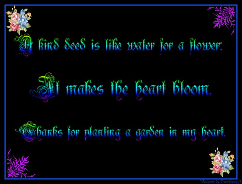 Text with Floral Decorations — Black