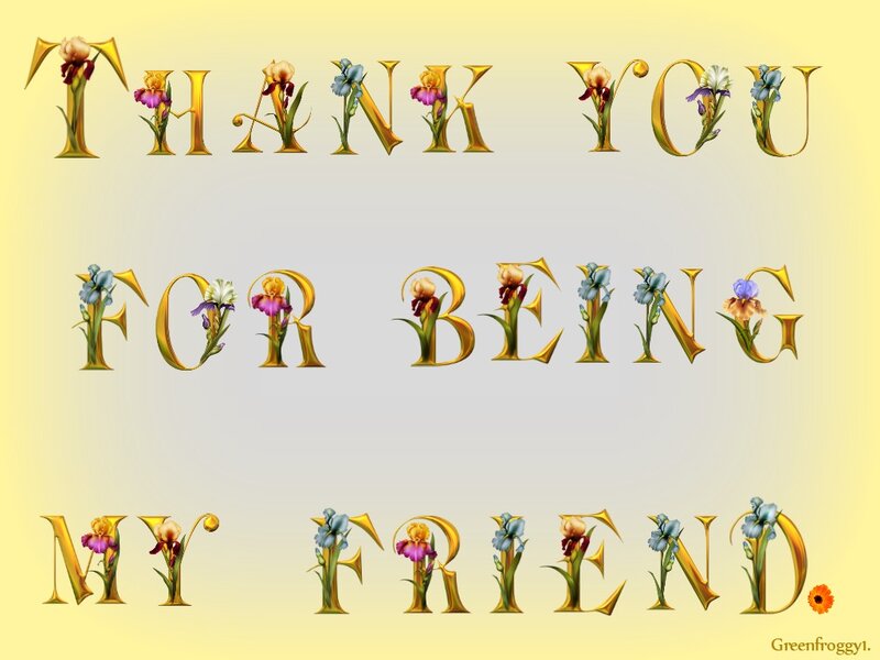 Text with Flowers — Yellow, Grateful