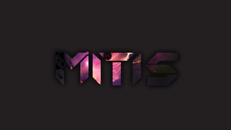 Text with Galaxy Background