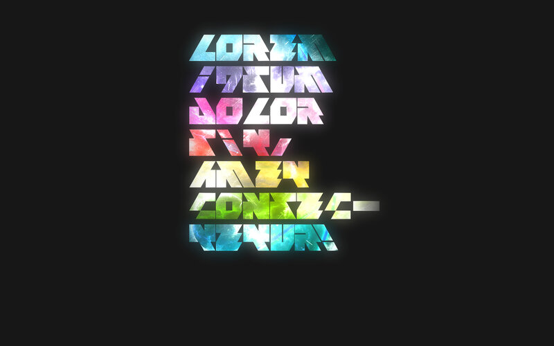 Text with Galaxy Effect