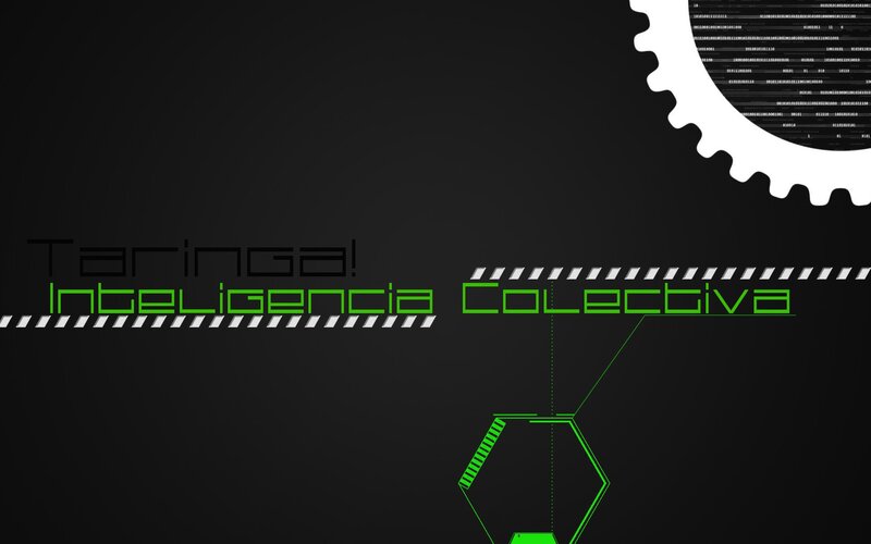 Text with Gear and Hexagon