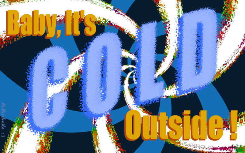 Text with Glitch Effect — Blue
