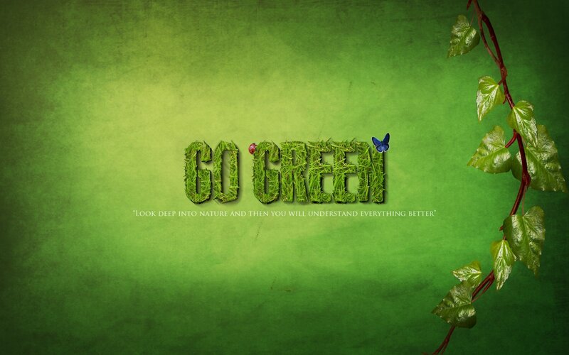 Text with Grass Texture