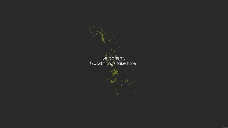 Text with Green Splatters