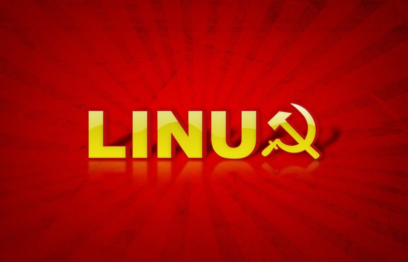 Text with Hammer and Sickle