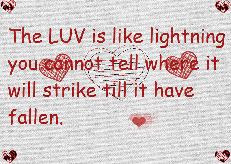 Text with Heart Drawings