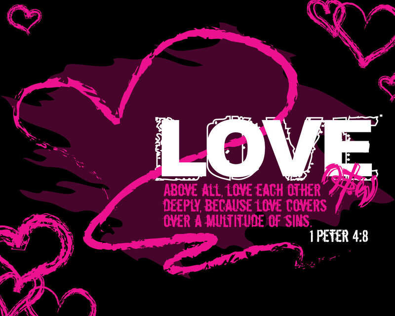 Text with Heart Shapes